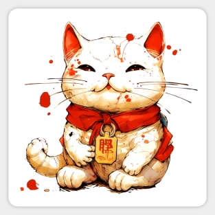 Copy of Japanese Lucky Cat: Maneki-Neko Sticker